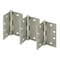 Prime-Line Door Hinge Commercial Smooth Pivot, 4-1/2 in. x 4-1/2 in. w/ Square Corners, Satin Nickel 3 Pack U 1156453 - alternate 4